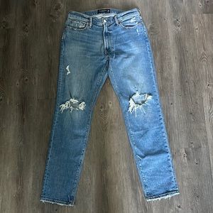 Abercrombie & Fitch distressed denim